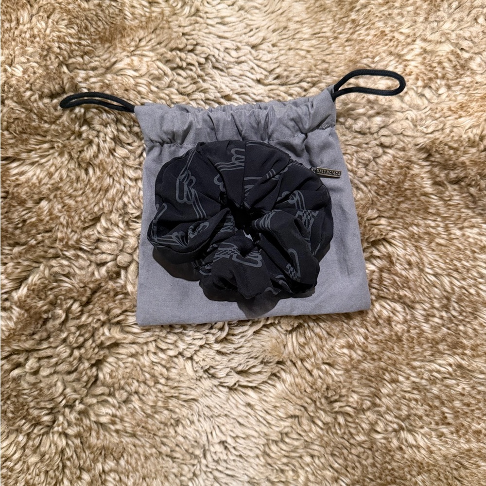 Balenciaga Black Scrunchie W/T Pocket